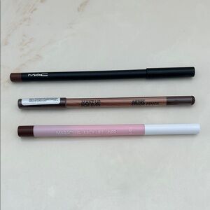 MAC, Make Up For Ever, and Tarte Lipliner Trio